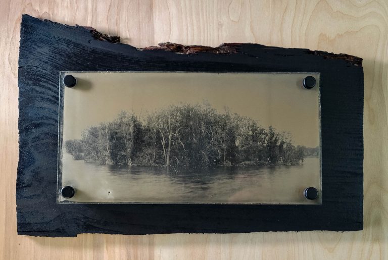 James Island Ambrotype on glass