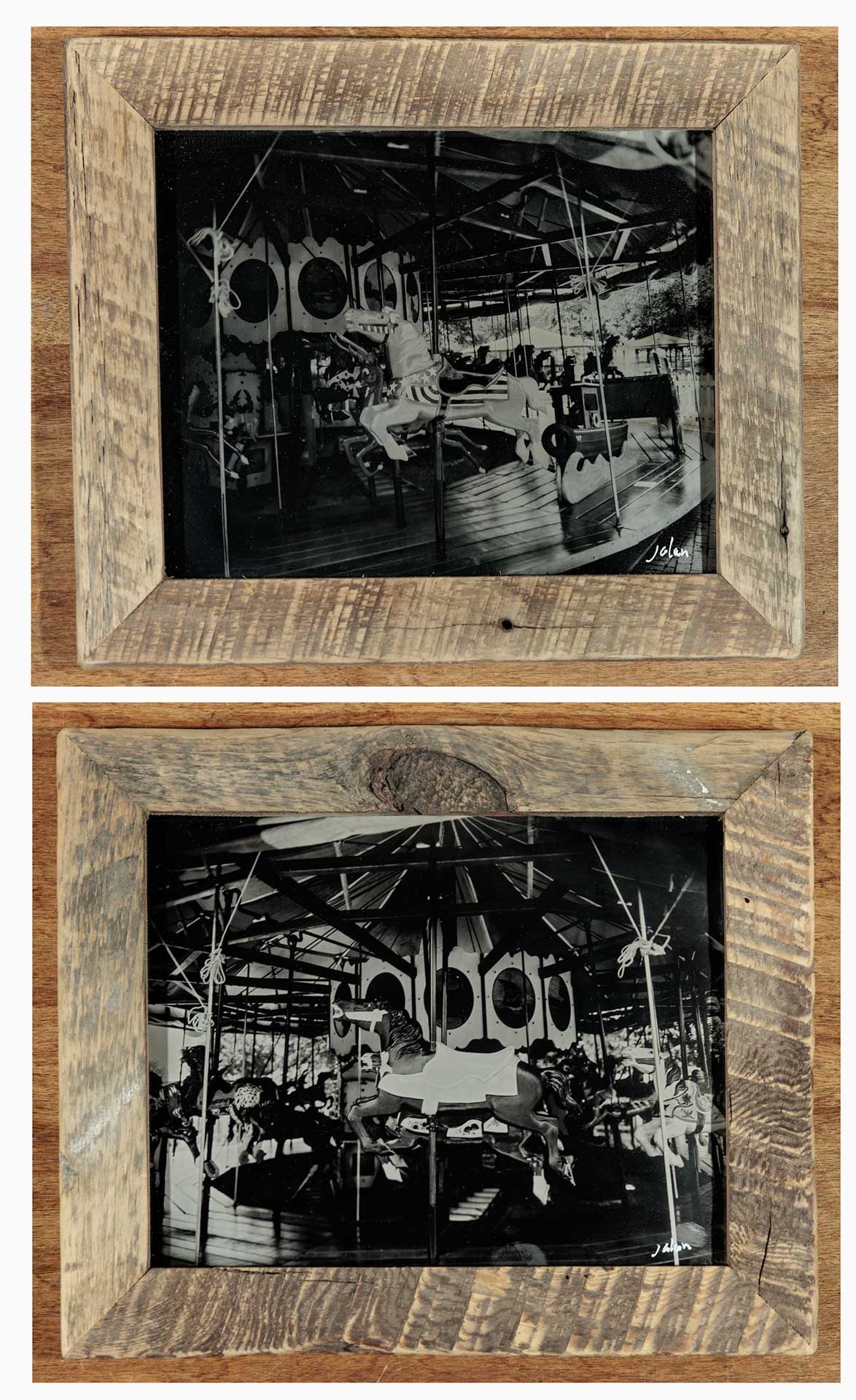 Carousel Tintypes - Set of 2