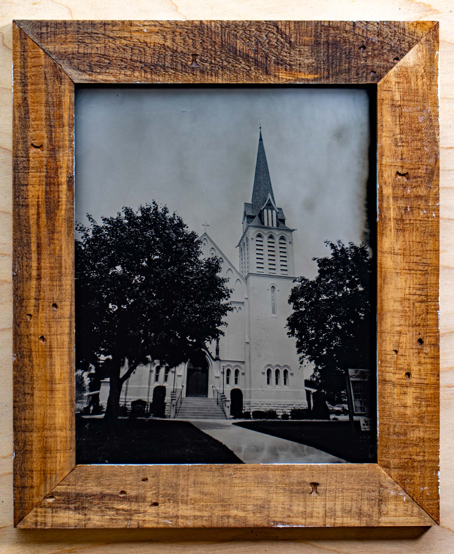 St. Michael  - 8x10 TIntype